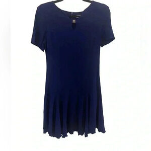 Axara Paris cobalt blue dress French 38 US 6